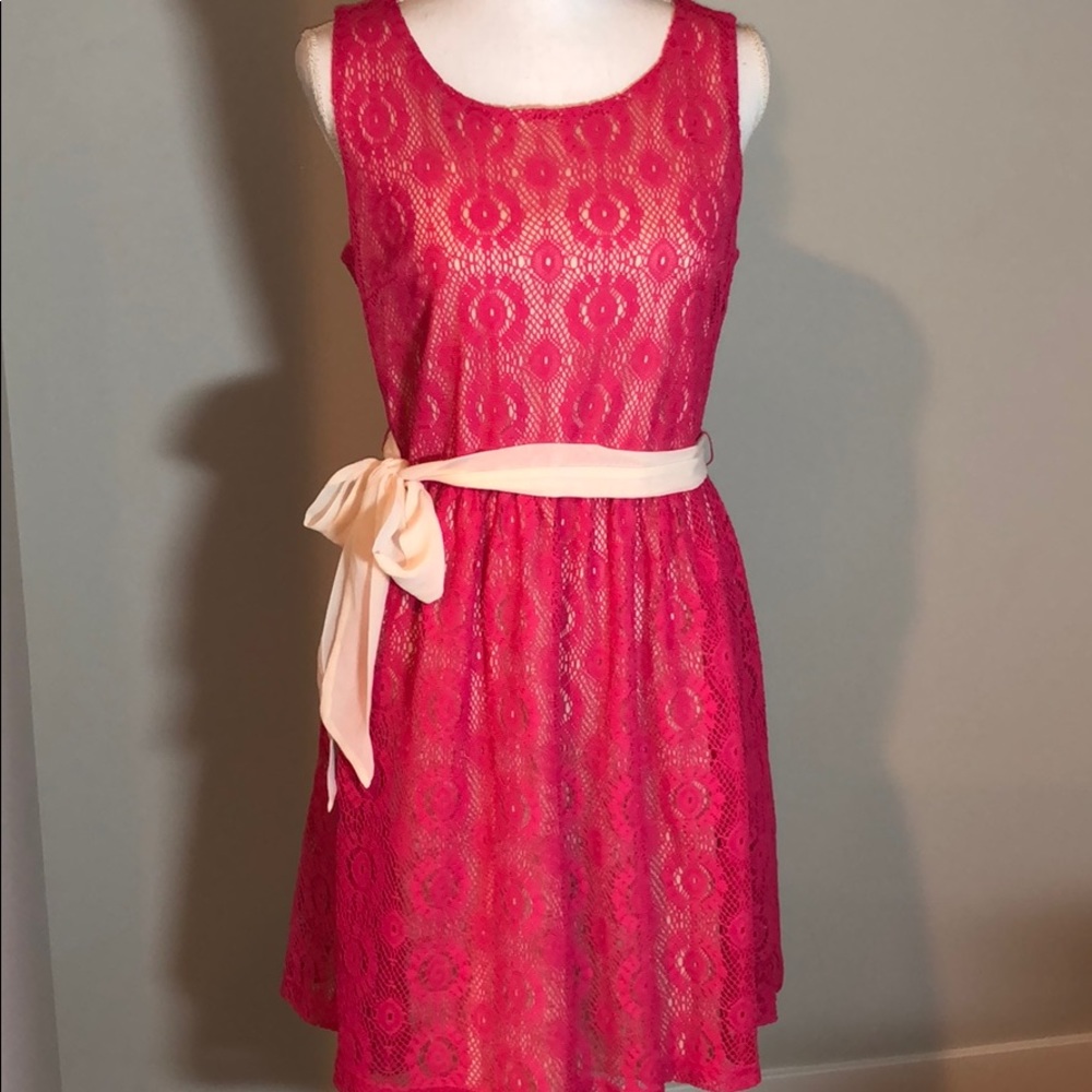 💞 Spring Easter pink playful romantic dress